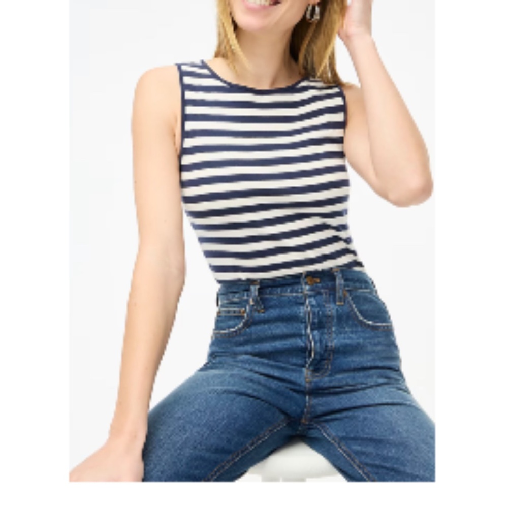 COPY - New J.Crew Striped shell tank top